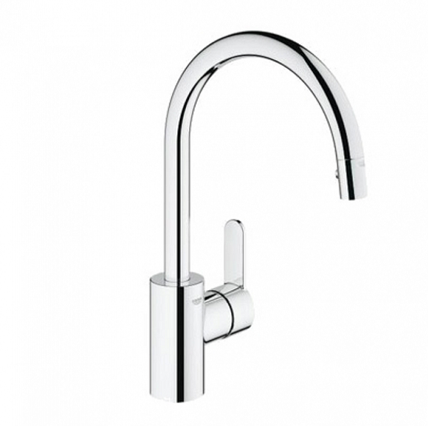 Смеситель Grohe Eurosmart Cosmopolitan 31482002 для кухонной мойки с выдвижным изливом фото 1