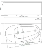 Акриловая ванна Aquatek Дива 150x90 DIV150-0000001 фото 5