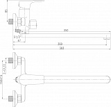 Смеситель Rossinka RS31 RS31-32 универсальный фото 2