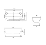 Акриловая ванна Grossman Forta 170x75 GR-27021M фото 7