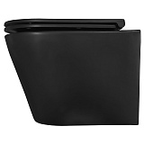 Унитаз Azario Teramo AZ-0053-UQ3-MB подвесной безободковый с сиденьем микролифт фото 8