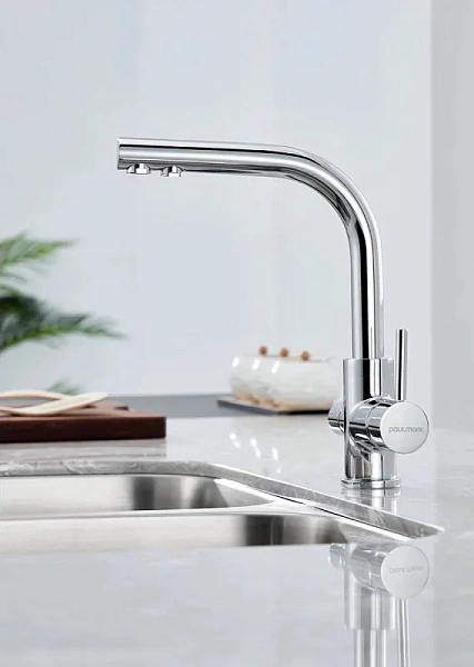 Смеситель для кухонной мойки Paulmark Essen Es213011-CR фото 5