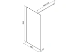 Душевая перегородка AM.PM Func 100x200 W84WI-100-F1-MTE стекло прозрачное профиль хром фото 7