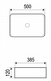Раковина Azario 50 см AZ-2242 фото 2