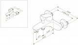 Смеситель Am.Pm Like F8010016 для ванны c душем фото 7