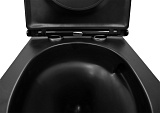 Унитаз Azario Grado AZ-0046-UQ1-MB подвесной безободковый с сиденьем микролифт фото 7