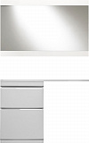 Мебель для ванной Style Line Даймонд 120 напольная белая левая фото 1