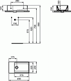 Раковина Ideal Standard Extra 45 см T391901 фото 4