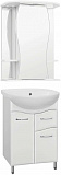 Мебель для ванной Style Line Эко Волна №11 55 напольная с зеркалом-шкафом Лорена фото 1