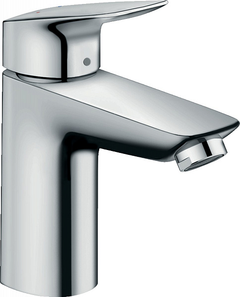 Смеситель Hansgrohe Logis LowFlow 71104000 для раковины с донным клапаном фото 1