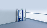 Система инсталляции Grohe Rapid Sl 38811KF0 для унитазов с черной матовой кнопкой смыва фото 7