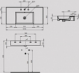 Раковина Tecla Twenty 101 см TW10011 фото 2