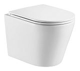 Унитаз Azario Teramo AZ-0053-UQ подвесной безободковый с сиденьем микролифт фото 1