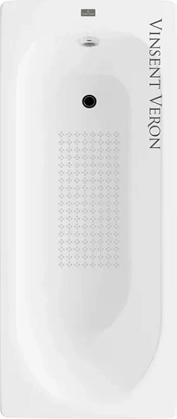 Чугунная ванна Vinsent Veron Soissons VCN1707042-AS с антискользящим покрытием фото 4