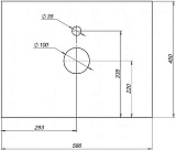 Столешница Aquanet Nova Lite 59 см 257608 фото 4