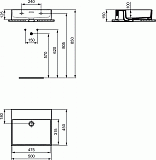 Раковина Ideal Standard Extra 50 см T388601 фото 3