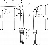 Смеситель Hansgrohe Talis S 72116000 для раковины фото 2