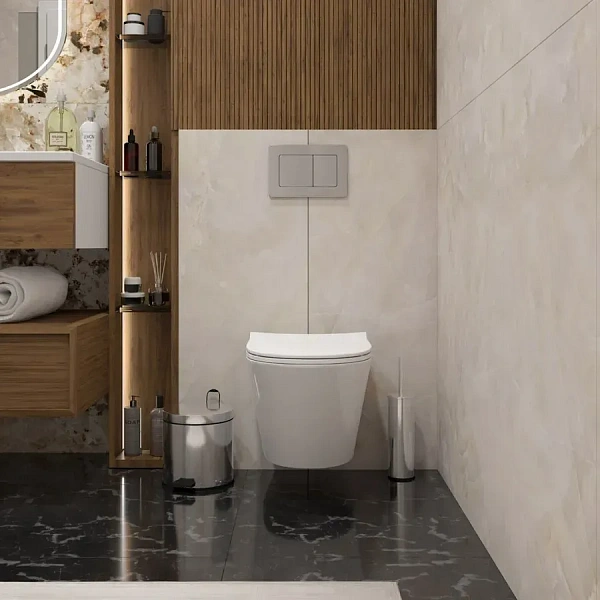 Унитаз Paomo Rita Pro PO-40202 подвесной безободковый с микролифтом фото 7