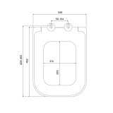 Крышка-сиденье Iddis Optima Home 177DPSEi31 быстросъемное с микролифтом фото 8