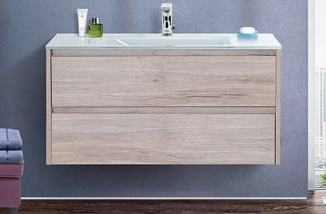 Тумба с раковиной BelBagno Kraft 100 подвесная