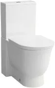 Унитаз-компакт Laufen The New Classic 8.2485.8.000.000.1 напольный безободковый с бачком 8.2885.3.000.873.1 с микролифтом