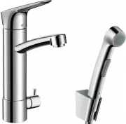 Смеситель Hansgrohe Logis 31515000 для раковины с гигиеническим душем