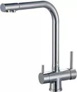 Смеситель ZorG Sanitary ZR 348 YF NICKEL для кухонной мойки